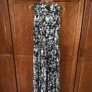 Banana Republic Floral Maxi Dress Size 10